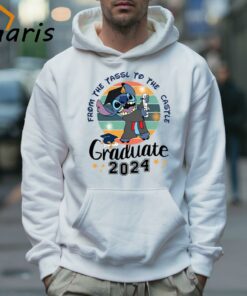 Stitch Graduate Senior From The Tassel To The Castle 2024 Disney Shirt 5