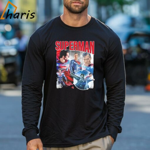 Super Man Comic Book Character Film Series Graphic Shirt