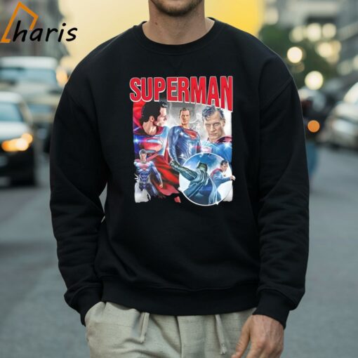 Super Man Comic Book Character Film Series Graphic Shirt