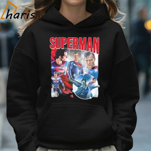 Super Man Comic Book Character Film Series Graphic Shirt