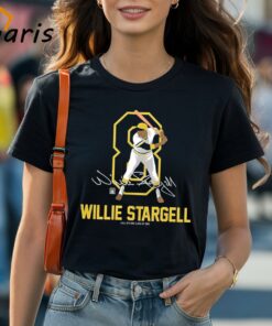Teambrown Willie Stargell Baseball Member Signature T-shirt