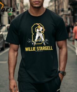 Teambrown Willie Stargell Baseball Member Signature T-shirt