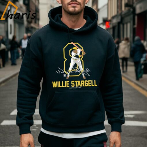 Teambrown Willie Stargell Baseball Member Signature T-shirt