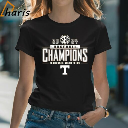 Tennessee Orange Tennessee Volunteers 2024 Sec East Baseball Regular Season Champions Locker Room T-shirt