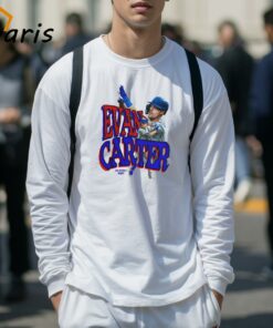 Texas Rangers Evan Carter 32 T-shirt 2 Texas Rangers Evan Carter 32 T shirt 3