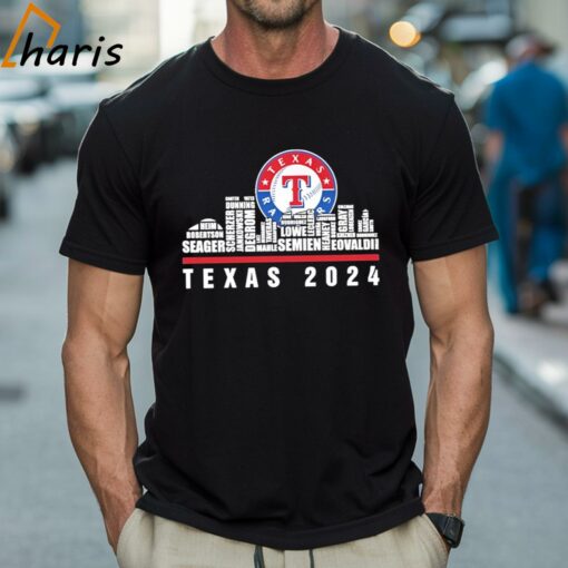 Texas Rangers Roster 2024 Shirt