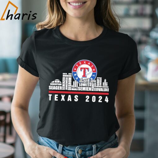 Texas Rangers Roster 2024 Shirt