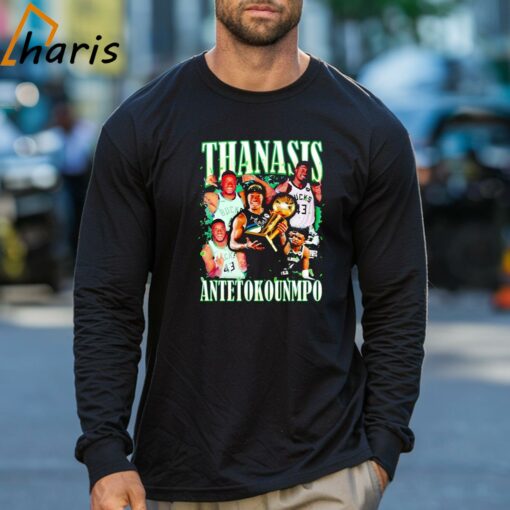 Thanasis Antetokounmpo Milwaukee Bucks Basketball Shirt