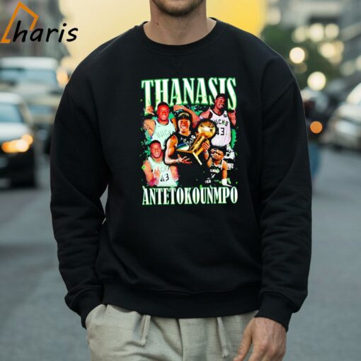 Thanasis Antetokounmpo Milwaukee Bucks Basketball Shirt