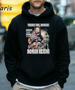 Thank You Roman Reigns Wwe August 302020 April 072024 Signature T shirt 5