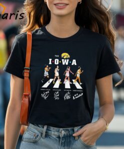 The Iowa Women’s Basketball Abbey Road 2024 Signatures T-shirt