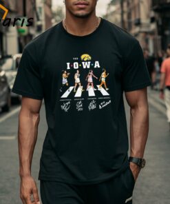 The Iowa Women’s Basketball Abbey Road 2024 Signatures T-shirt