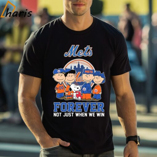 The Peanuts Characters Forever Not Just When We Win New York Mets Shirt