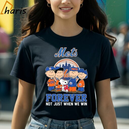 The Peanuts Characters Forever Not Just When We Win New York Mets Shirt