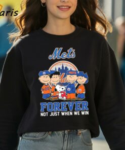 The Peanuts Characters Forever Not Just When We Win New York Mets Shirt 3