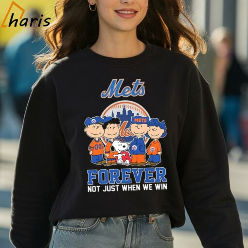 The Peanuts Characters Forever Not Just When We Win New York Mets Shirt