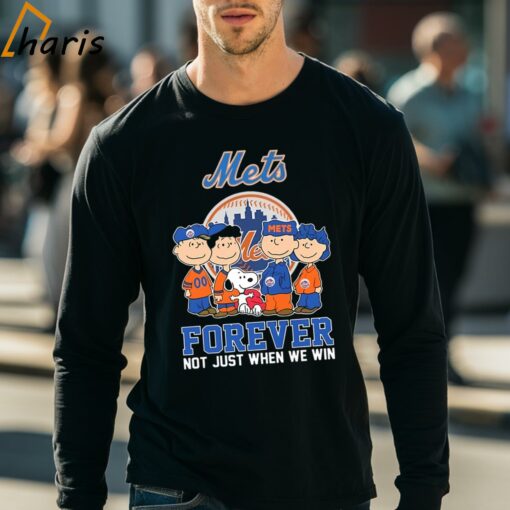 The Peanuts Characters Forever Not Just When We Win New York Mets Shirt