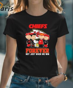 The Peanuts Movie Characters Kansas City Chiefs Forever Not Just When We Win Shirt