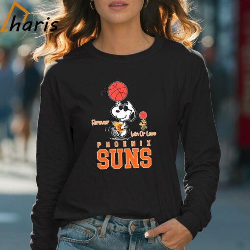 The Peanuts Snoopy And Woodstock Forever Win Or Lose Phoenix Suns Shirt