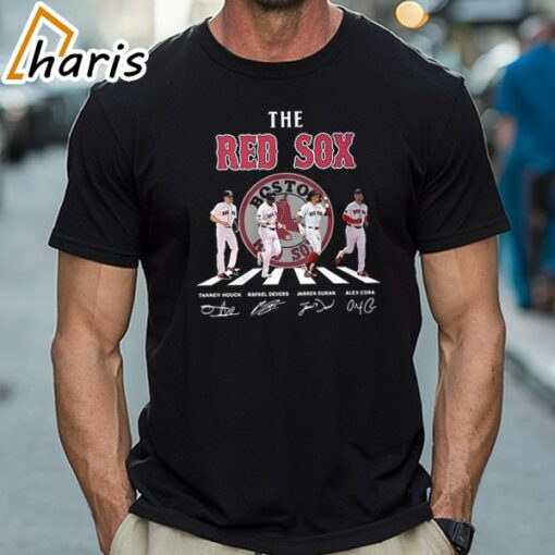 The Red Sox Abbey Road Signatures Shirt