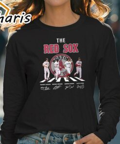 The Red Sox Abbey Road Signatures Shirt 4