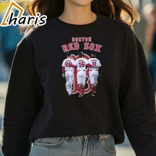 The Red Sox Signatures Black Unisex Shirt