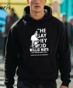 The Say Hey Kid 1931 2024 Willie Mays Forever Giants Thank You For The Memories T Shirt 3