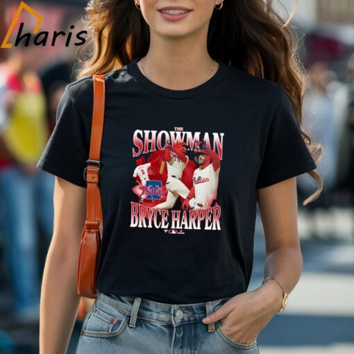 The Showman Bryce Harper Philadelphia Phillies Home Run Nickname T-shirt