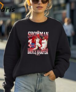 The Showman Bryce Harper Philadelphia Phillies Home Run Nickname T shirt 4