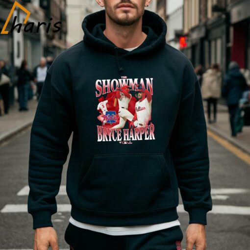 The Showman Bryce Harper Philadelphia Phillies Home Run Nickname T-shirt