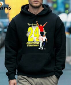 Tiger Woods 24 Consecutive At The Masters Tournament Shirt 5