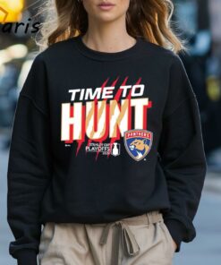 Time To Hunt Florida Panthers 2024 Stanley Cup Playoffs Shirt 3