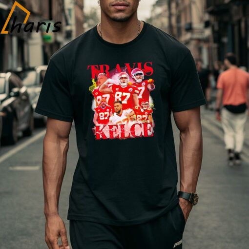 Travis Kelce Kansas City Chiefs Graphic Retro Shirt