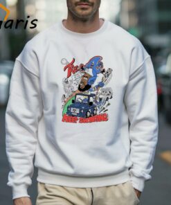 Tree A Ozuna De Los Bravos Keep Swinging Atlanta Braves Baseball Cartoon Shirt 3