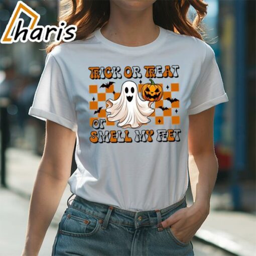 Trick or Treat Smell My Feet Halloween Party Shirt