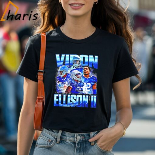 Tulsa Golden Hurricane Viron Ellison II Veii Graphic Shirt