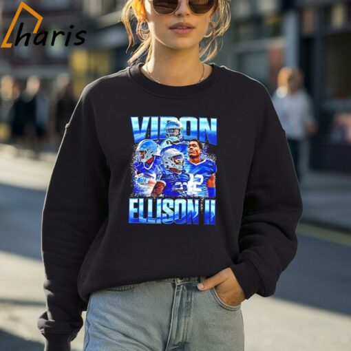 Tulsa Golden Hurricane Viron Ellison II Veii Graphic Shirt