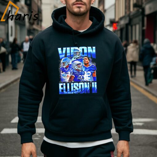 Tulsa Golden Hurricane Viron Ellison II Veii Graphic Shirt