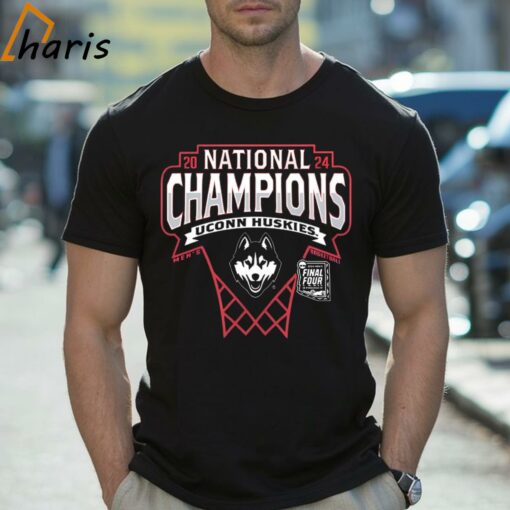 UCONN Huskies 2024 NCAA Men’s Basketball National Champions Bracket T-shirt