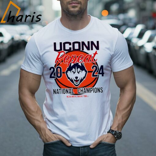 UCONN Repeat 2024 National Champions NCAA Men’s Basketball Shirts