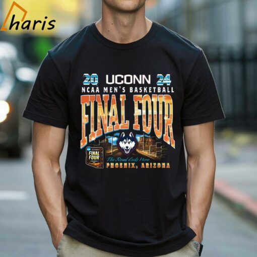 Uconn Huskies 2024 NCAA Men’s Basketball Final Four The Road Ends Here Shirt