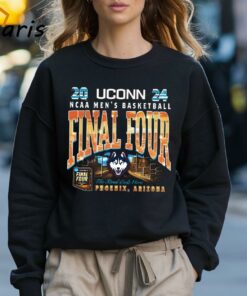 Uconn Huskies 2024 NCAA Mens Basketball Final Four The Road Ends Here Shirt 3