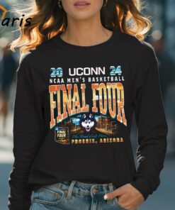 Uconn Huskies 2024 NCAA Mens Basketball Final Four The Road Ends Here Shirt 4