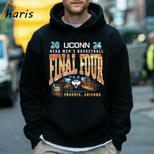 Uconn Huskies 2024 NCAA Men’s Basketball Final Four The Road Ends Here Shirt