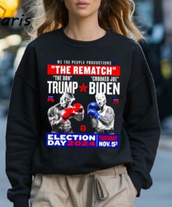 We The People Productions 'The Rematch' The Don Trump Vs. Crooked Joe Biden 2024 Shirt 2 We The People Productions The Rematch The Don Trump Vs Crooked Joe Biden 2024 Shirt 3
