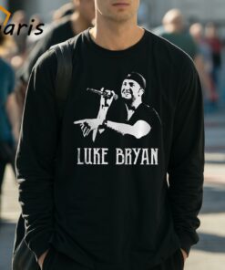 White Portrait Country Music Luke Bryan Shirt 3