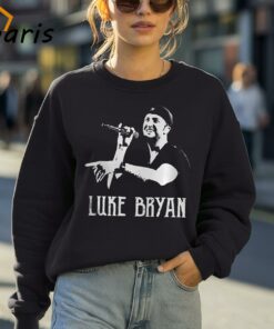 White Portrait Country Music Luke Bryan Shirt 4