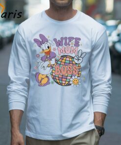 Wife Mom Boss Disco Ball Disney Daisy Duck Shirt 2 Wife Mom Boss Disco Ball Disney Daisy Duck Shirt 3