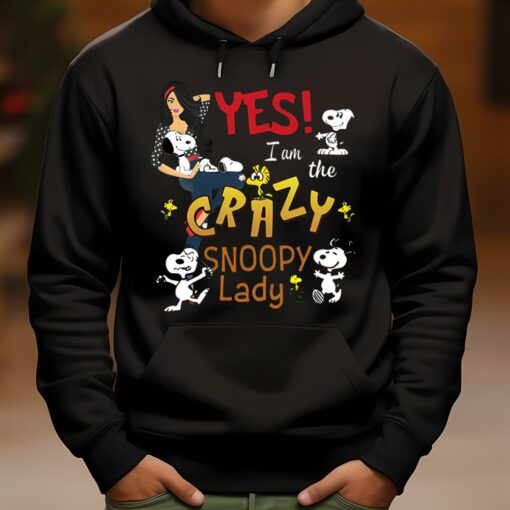 Yes I Am The Crazy Snoopy Lady Tee