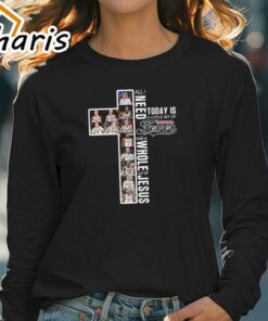 l All I Need Today Is A Little Bit Of Indiana Fever And A Whole Lot Of Jesus Shirt 4